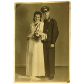 Unteroffizier della Luftwaffe nel giorno del suo matrimonio